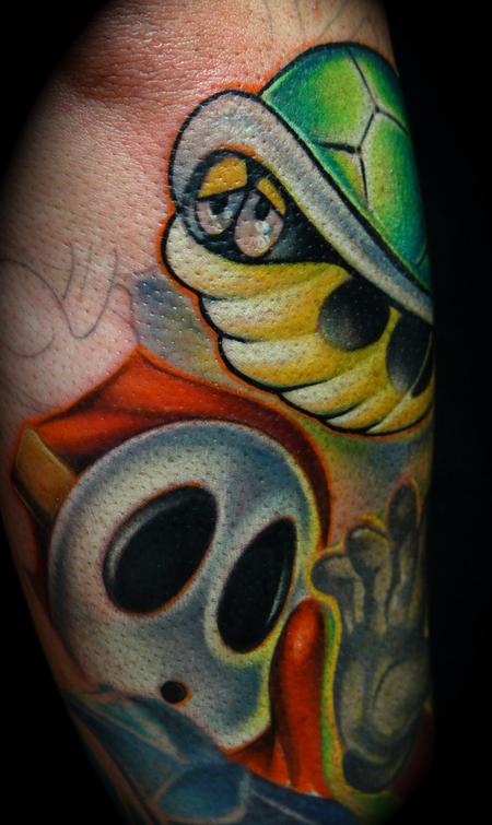 Mike Demasi - Super Mario Brothers Tattoo Shy Guy